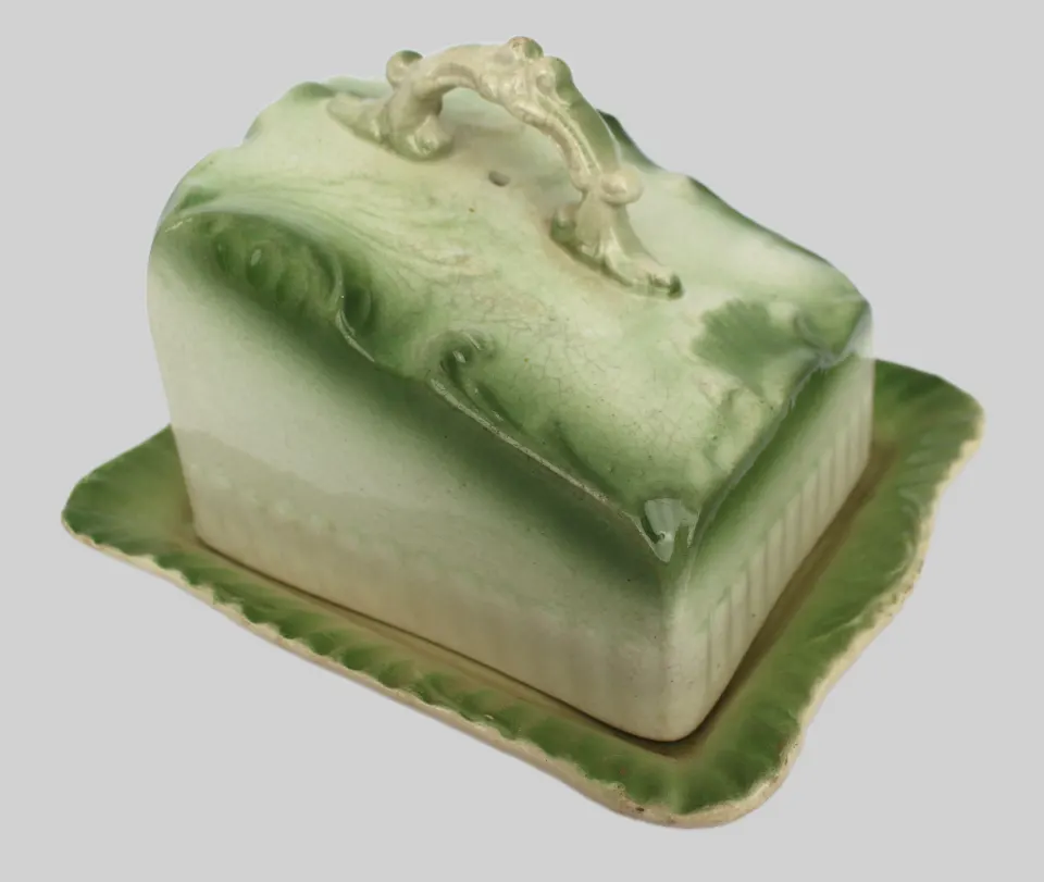 Antique Victorian English Cheese Dish