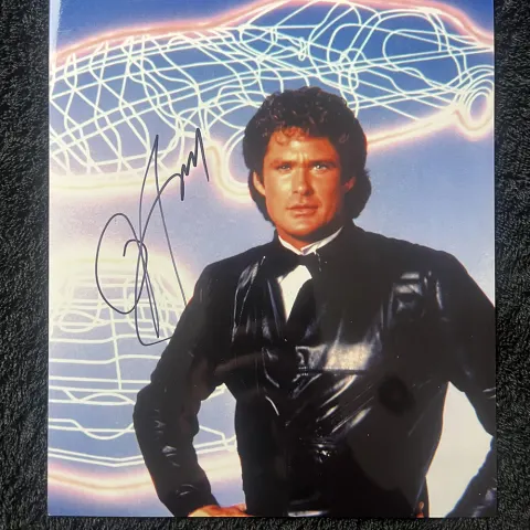 David Hasselhoff Signed