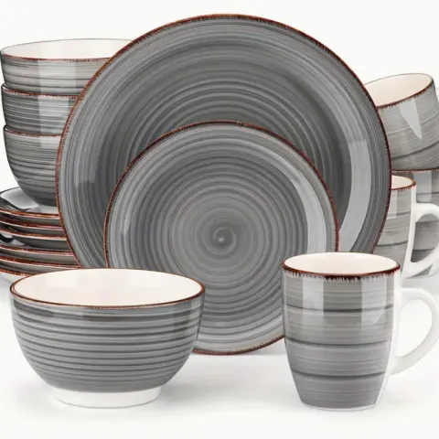 Durable Stoneware Plates and Bowls – Long-Lasting Strength For Everyday Use