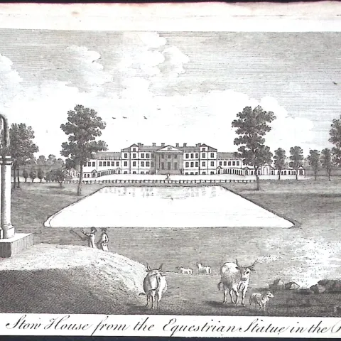 Kent Mereworth Castle Scarce Georgian Copper Antique 1776 Engraving-123.