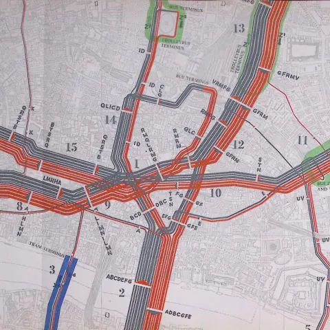 The City of London Proposed Reconstruction Development Plans After World War 2 Damage-2
