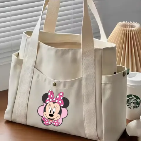 Minnie Canvas Tote Bag – Fashionable Work, College & Daily Use Handbag
