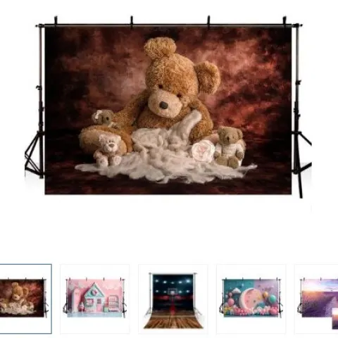 10 x Assorted Photo Backdrops