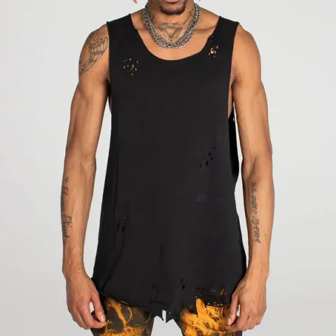MJB Marc Jaques Burton Nudaveris Black Vest, Online Price £80, Size L.