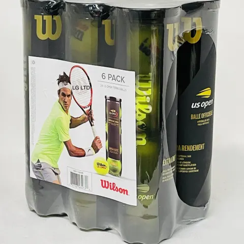 Wilson US Open Tennis Ball - 24 Pack By Wilson New Sealed Pack