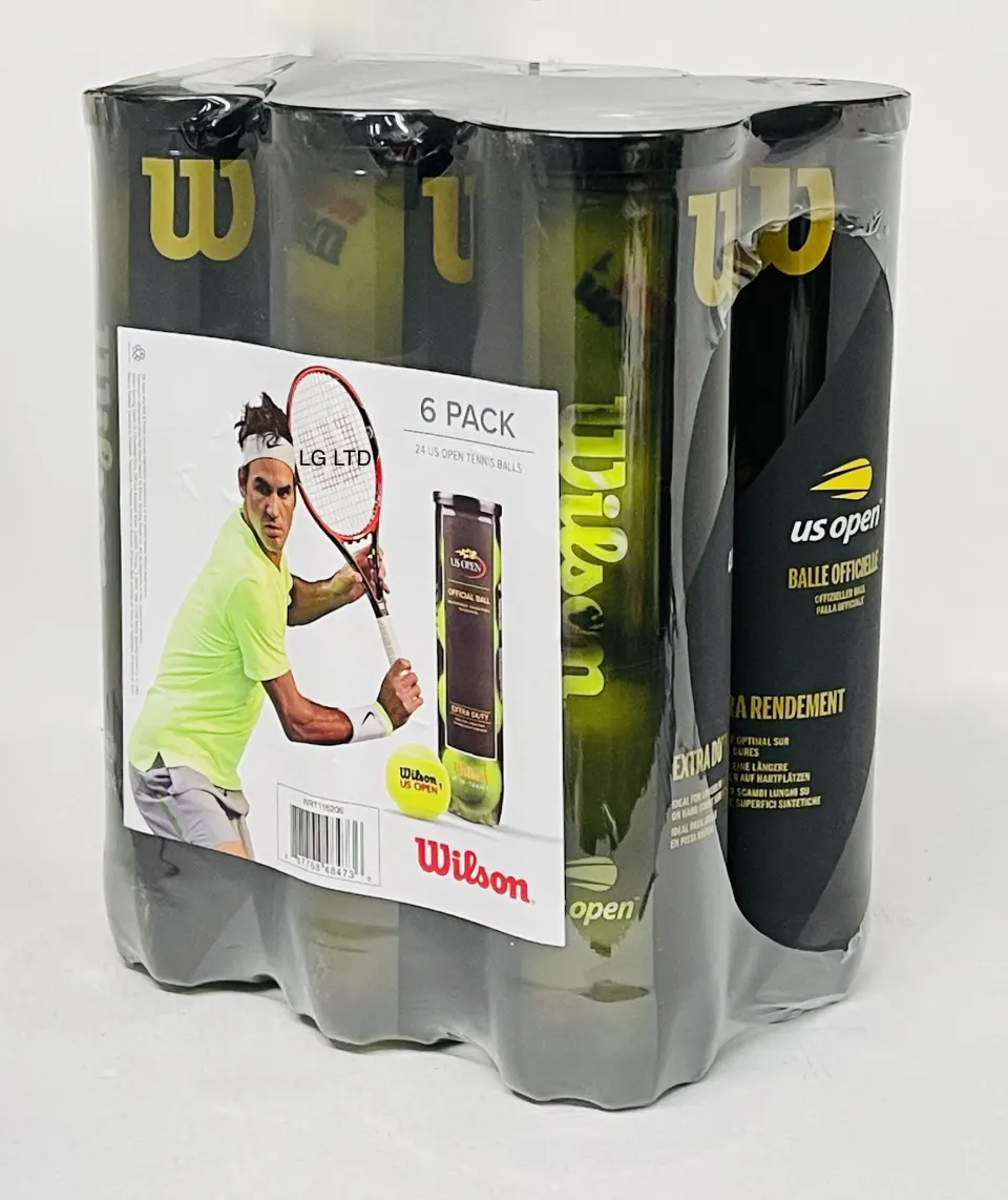 Wilson US Open Tennis Ball - 24 Pack By Wilson New Sealed Pack