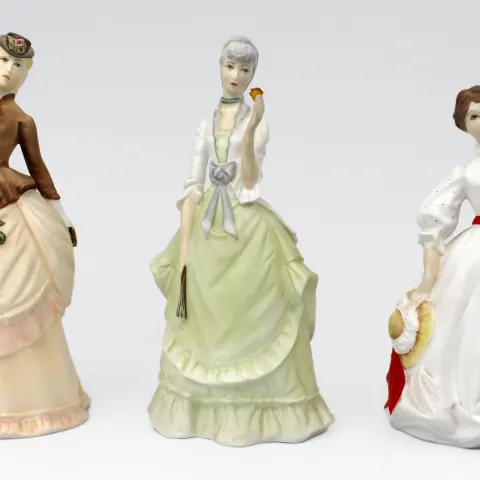 Collection of 3 Vintage Royal Worcester Porcelain Figurines