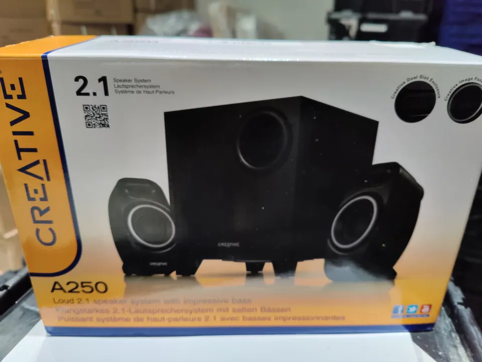 CREATIVE LABS A250 9 W BLACK 2.1 CHANNELS