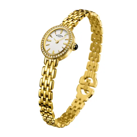 Rotary Ladies Crystal Gold watch (1895) Rare