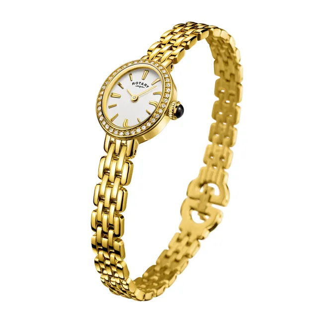 Rotary Ladies Crystal Gold watch (1895) Rare