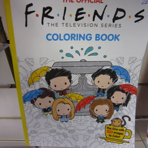 100pcs Friends Mega Bumper colour book - brand new sealed rrp £10.99