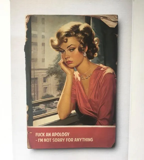 Conner Brothers (b1968) Penguin Classics ‘F*** An Apology – I’m Not Sorry for Anything’, Clay print,