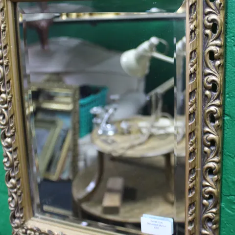 Small Vintage Gilt Mirror