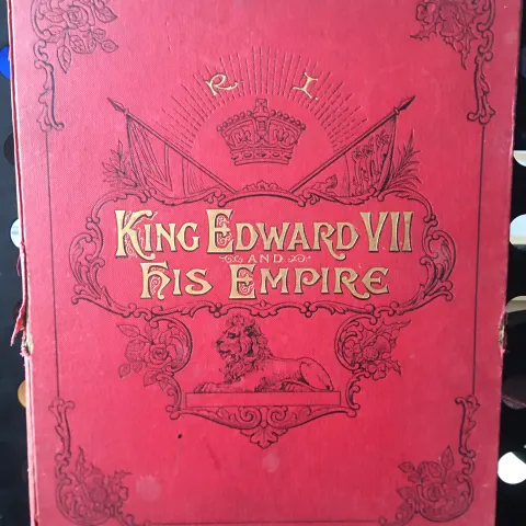 King Edward VII  Antique Atlas His Empire of  British Possessions & Dependencies Of The Crown