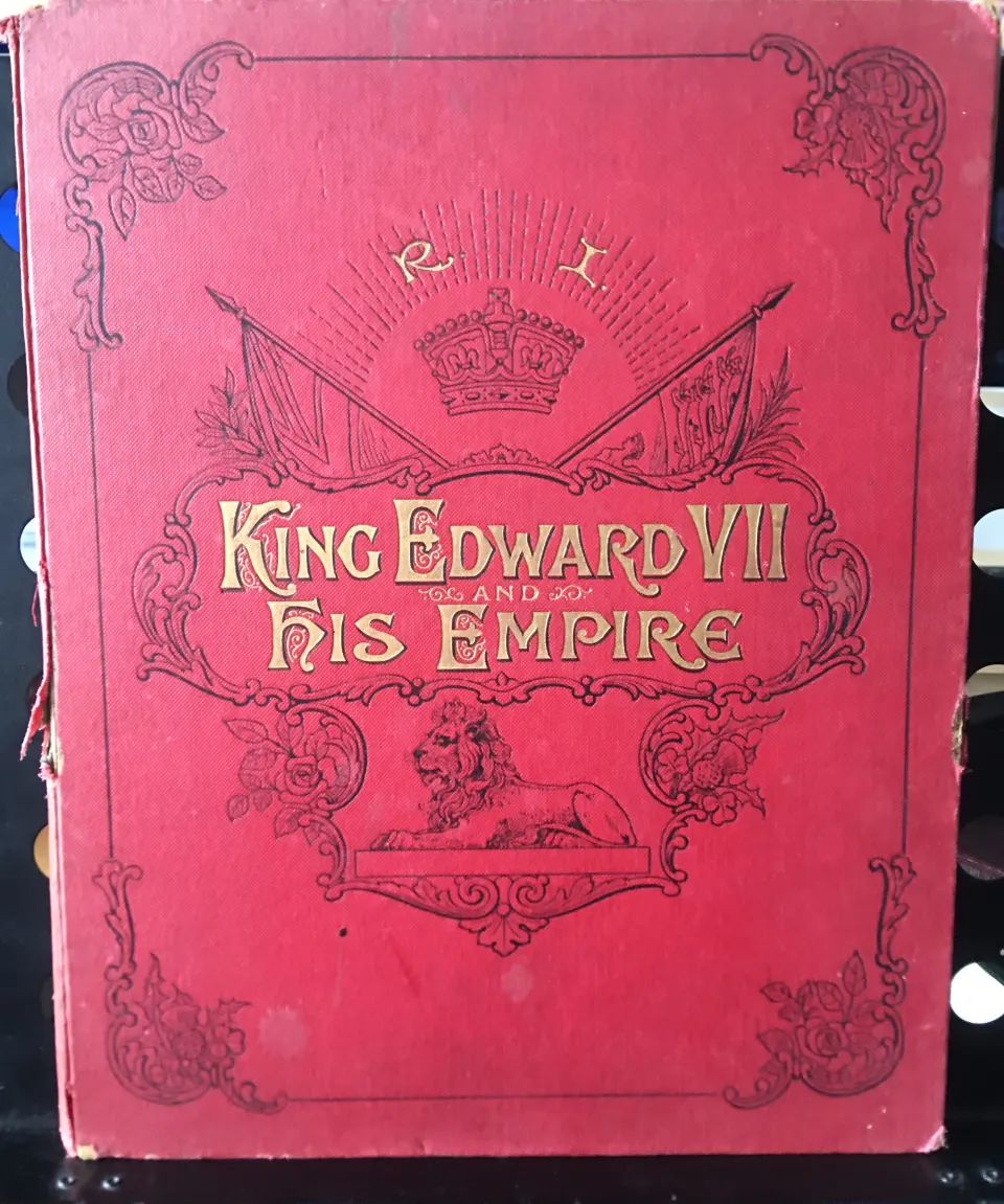 King Edward VII  Antique Atlas His Empire of  British Possessions & Dependencies Of The Crown