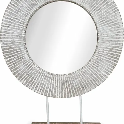 Wooden Mirror on Stand L12 sku-4449