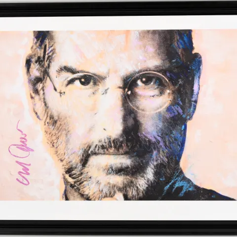 Rare Sidney Maurer (1926-2017) Limited Edition Steve Jobs "Visionary"