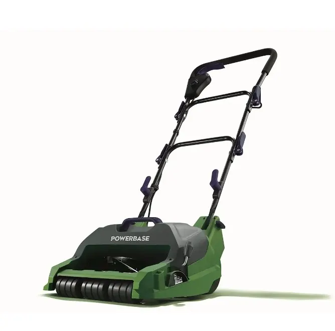 (191/Mez/P) 5x Powerbase Electric Cylinder Lawnmower & 6x Grass Box.