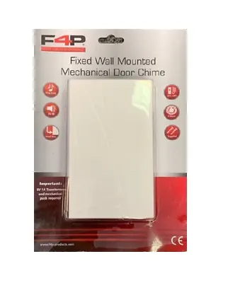 10 x Wall Mounted mechanical Door Chime 80 DB Hardwire Bell RRP 18.99 ea