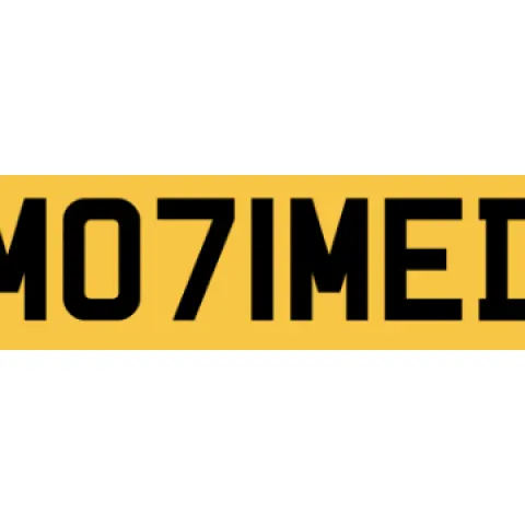 MO71MED Mohammed Profit Very Close No Plate Cherished Private Plate 786 Bargain