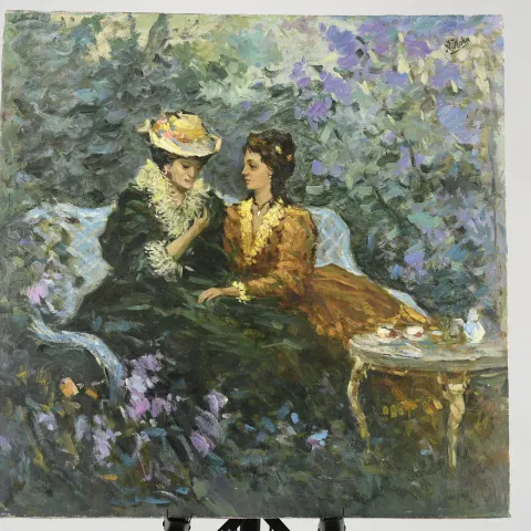 Impressionist Oil On Canvas