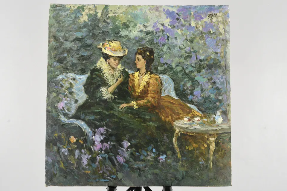 Impressionist Oil On Canvas