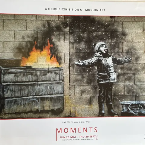 Banksy Seasons Greetings Poster - Limited Edition Unsigned Naturally 50 x 70 cm Free Post In UK