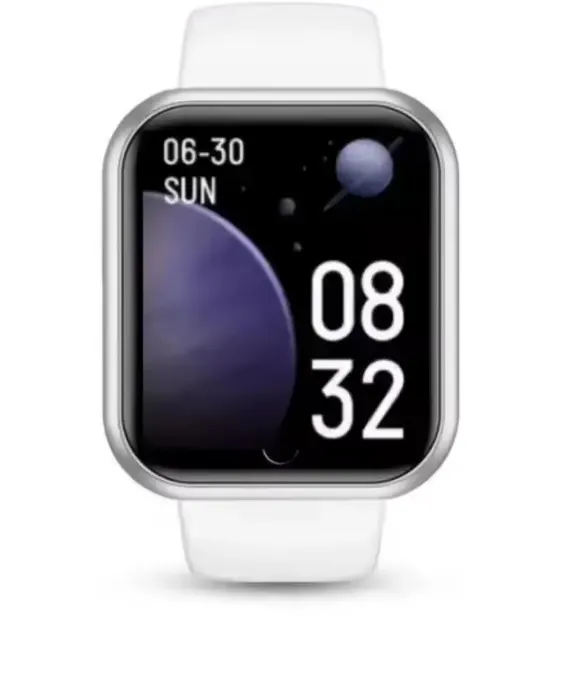 Smartwatch Screen Smart Bracelet Sleep Monitoring of Heart Rate and Normal Blood Pressure White
