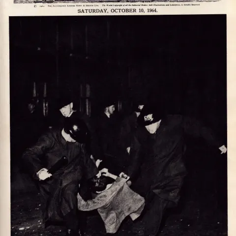 Rioting and Terror Returned to The City of Belfast the Troubles  1964 Newspaper.