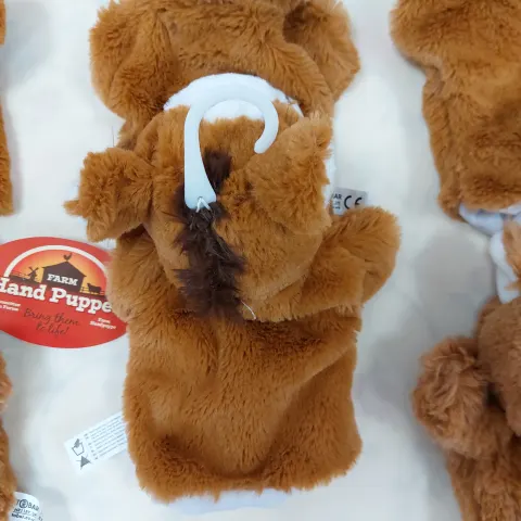 Plush cow puppets x 6