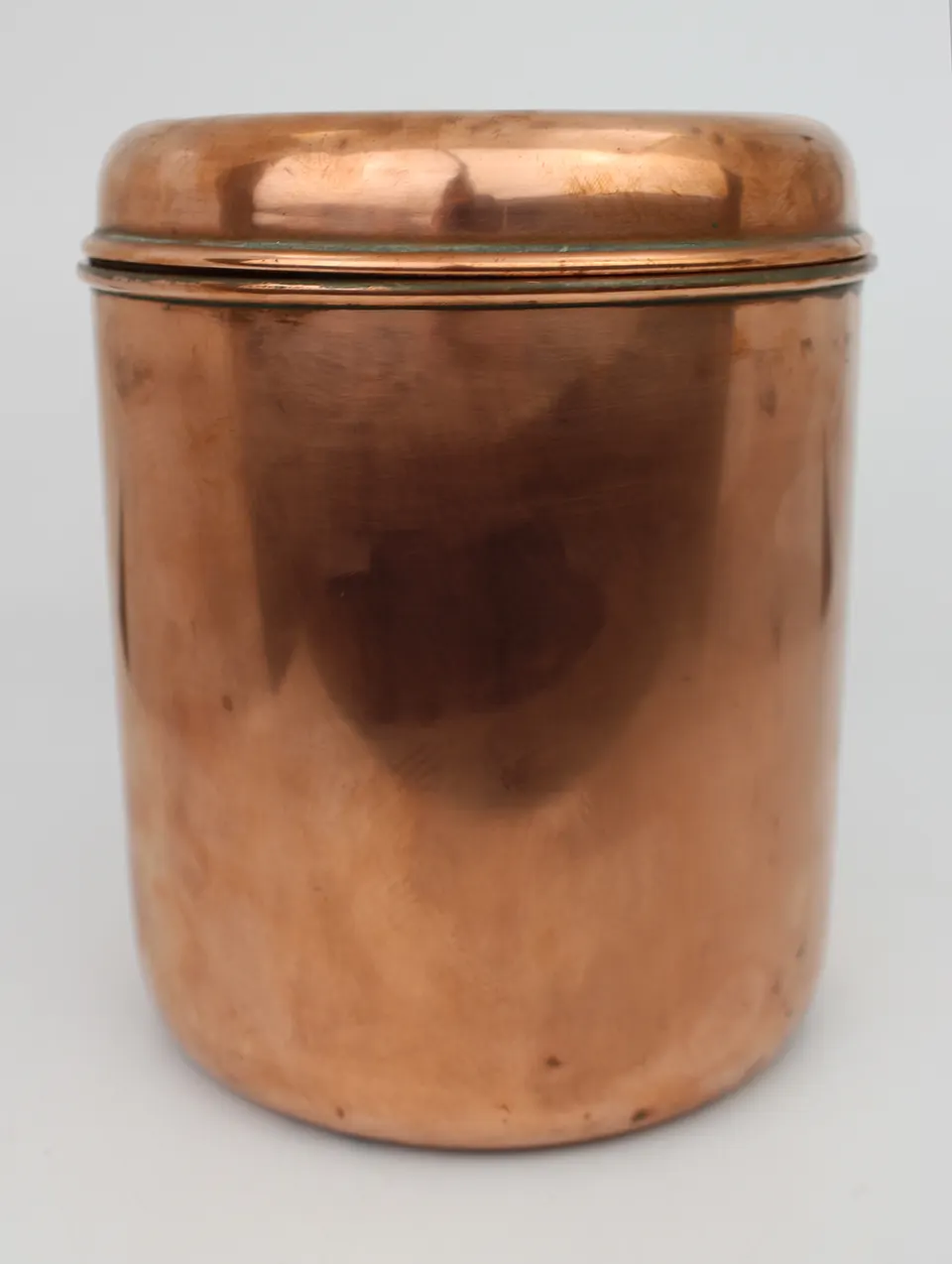 Vintage Revere Copper Lidded Barrel