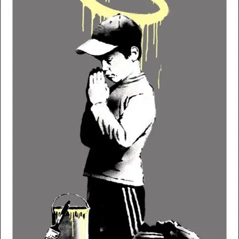 Banksy (b 1974)'Forgive Us Our Trespassing', Double-Sided Poster, Exit Through The Gift Shop, Verso