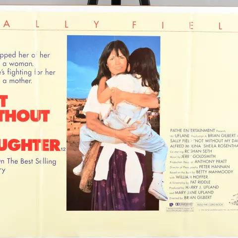 Original "Not Without my Daughter" Film Poster