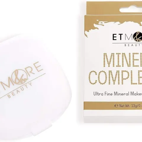 5 X ETMORE BEAUTY – Face Powder Foundation, Mineral Pressed Powder Longwear. RRP £100 - GRADE A