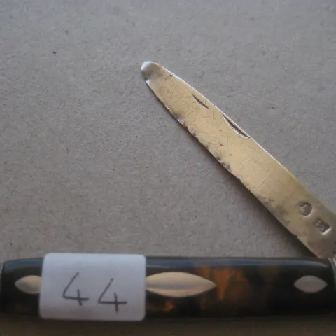 George III Silver Bladed Folding Fruit Knife