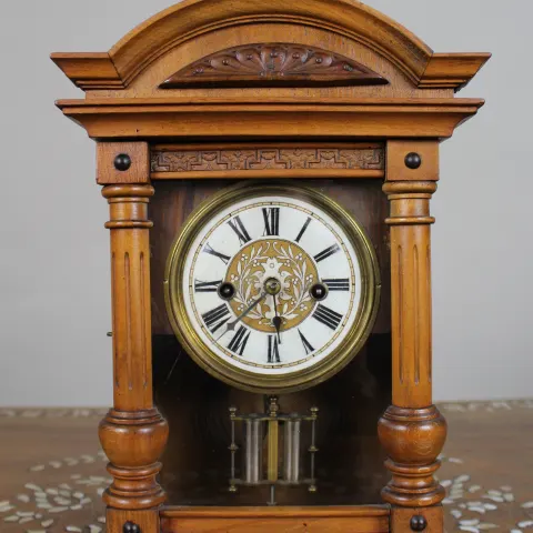 Antique German Württemberg Mantel Clock, c.1890