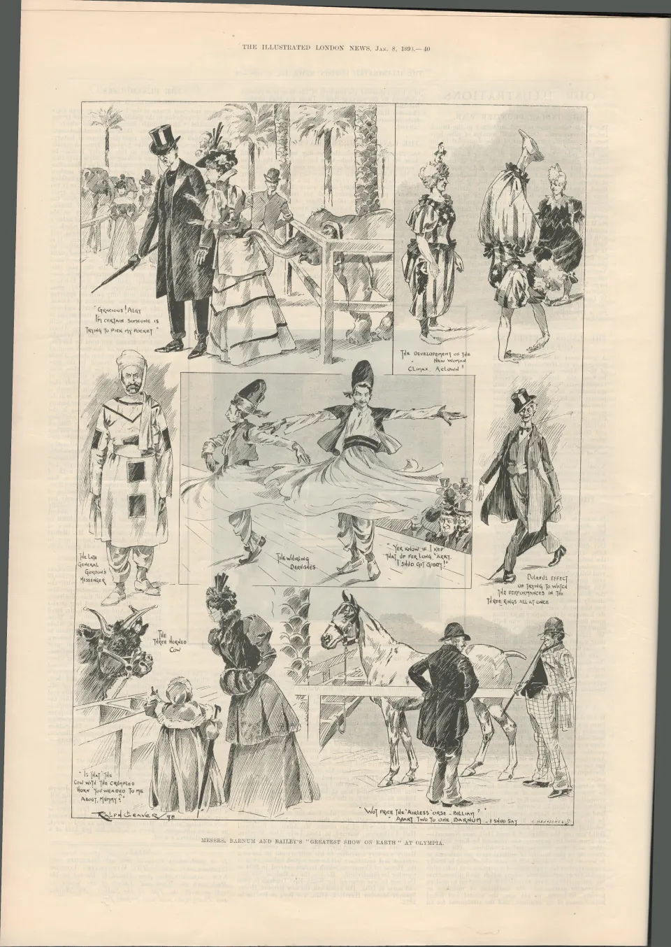 1898 Barnum and Baileys The Greatest Show on Earth at the Olympia