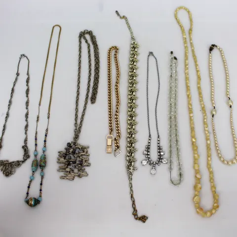 Set of 9 Necklaces