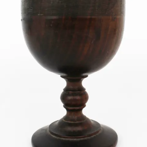 Antique Lignue Vitae Treen Urn