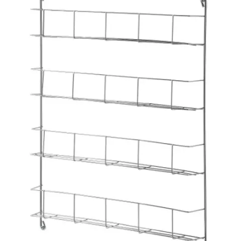 Datil 4 Tier Anthracite Non-magnetic Steel Shelving