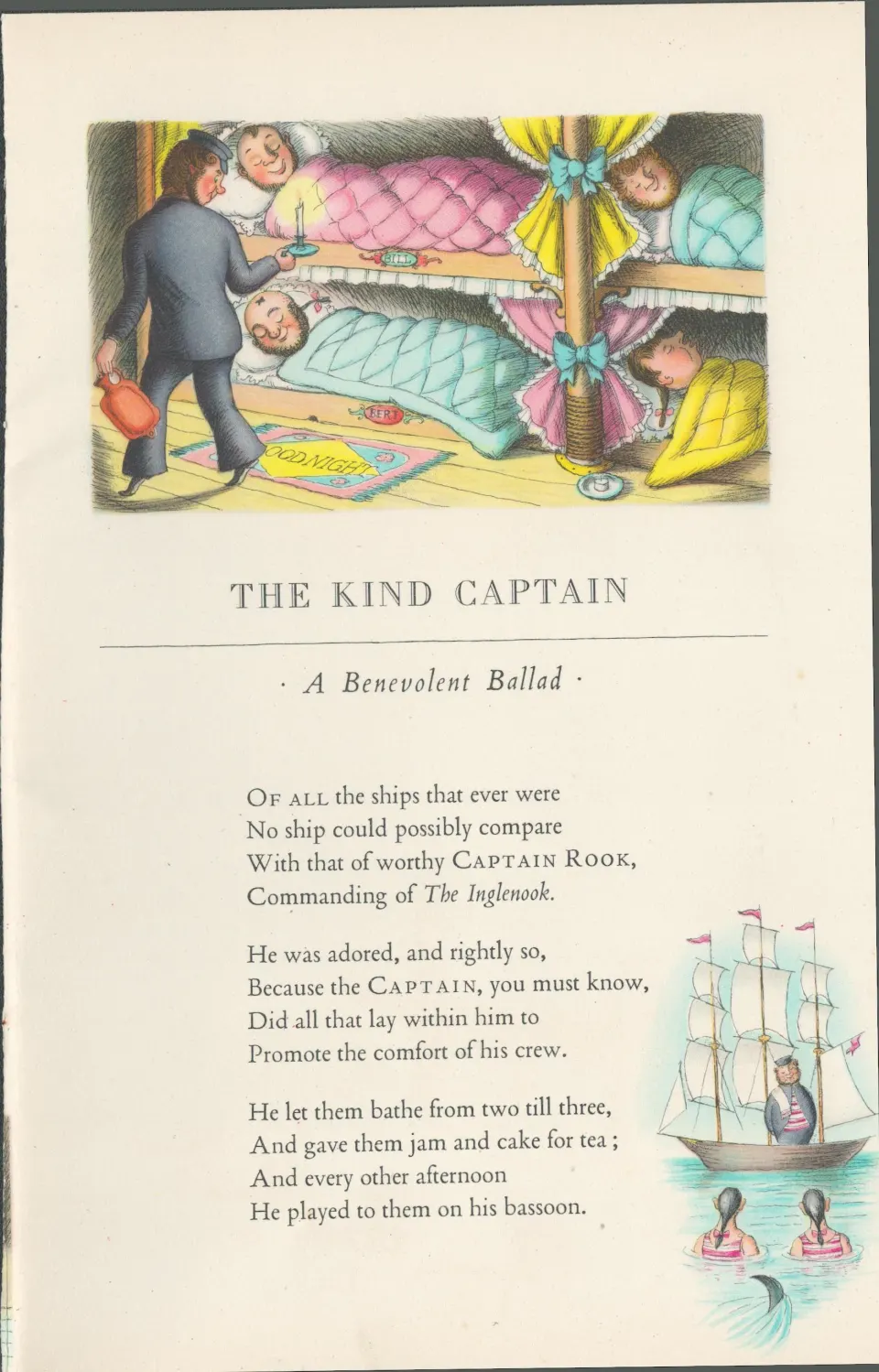 Double Sided Guinness Print 1939 80 Yrs Old "Kind Captain Rook"A Genuine Double Sided Lithographed