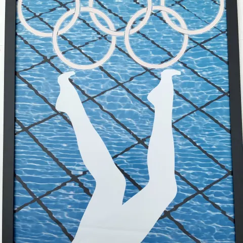 Anthea Hamilton “ Divers “ London 2012 Olympics , Screenprint