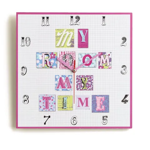 12 x Arthouse - Patchwork Hearts Clocks 30x30cm RRP 107.88