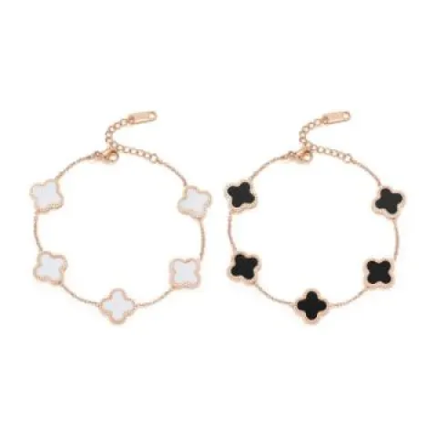 10 x 2PCS Four-Leaf Clover Bracelets L14a