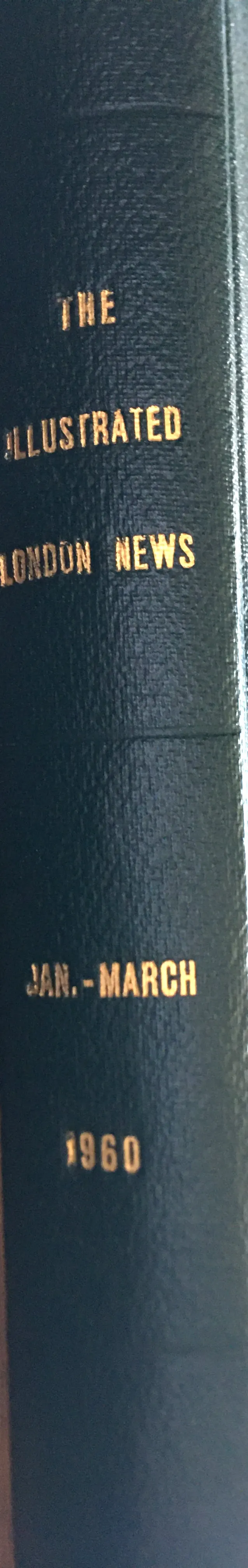 Original Illustrated London News Bound Edition 1960-Jan-March.