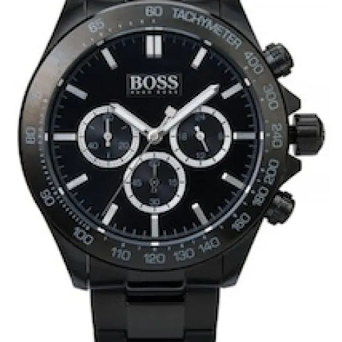 Hugo Boss 1512961 Men's Ikon Black Bracelet Chronograph Watch