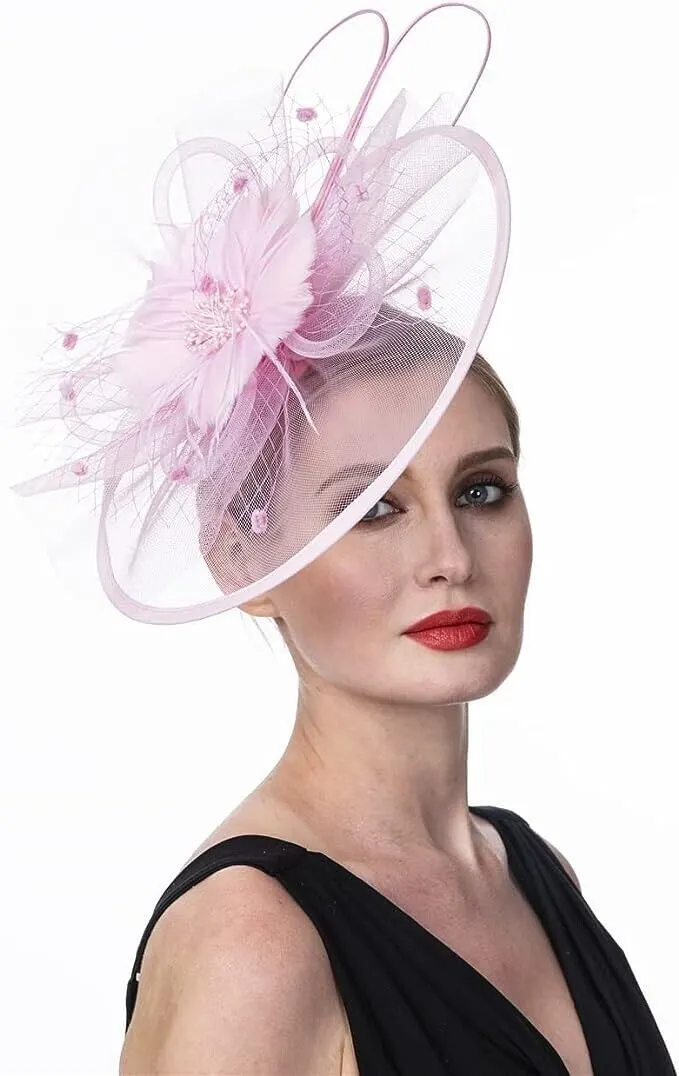 17 x Lucky Leaf Fascinators Hair Clip Hairpin Hat Feather Races Ball Wedding