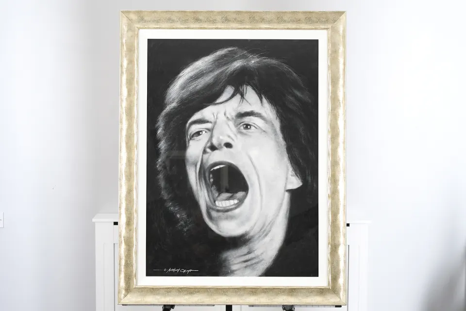 Original Painting of Mick Jagger