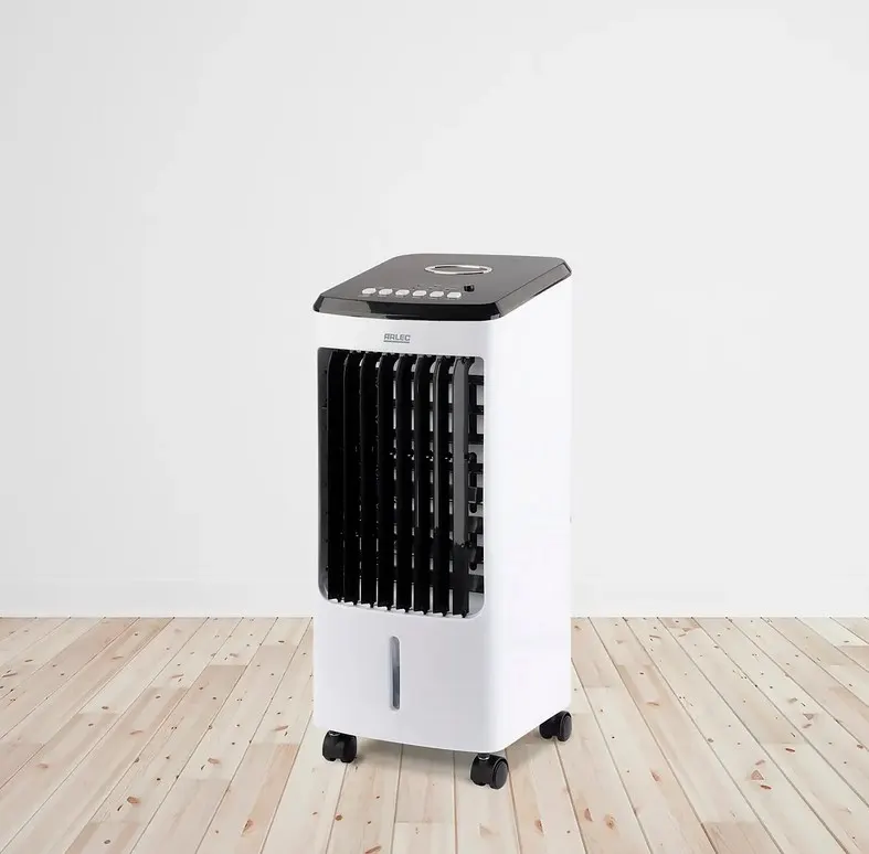 (130/6L) Lot RRP £160. 2x Arlec 3.5Litre 3 In 1 Mobile Cooler. Cooler, Fan & Humidifier Unit. Large