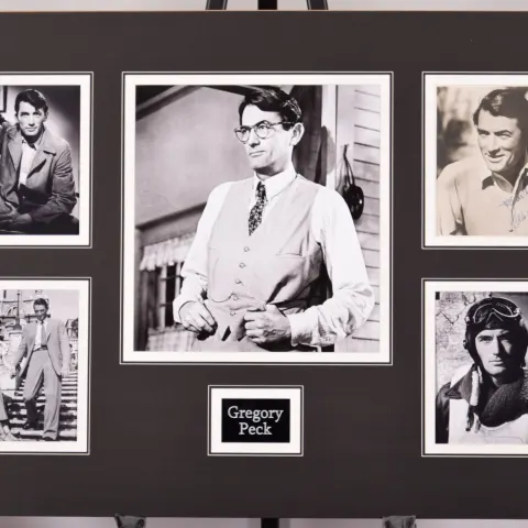 GREGORY PECK original signed presentation